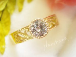113ダイヤ透かしリング